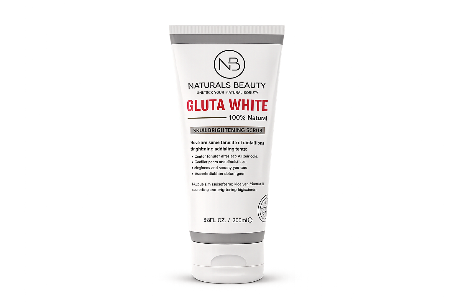 Naturals Beauty Gluta White Skin Brightening Scrub