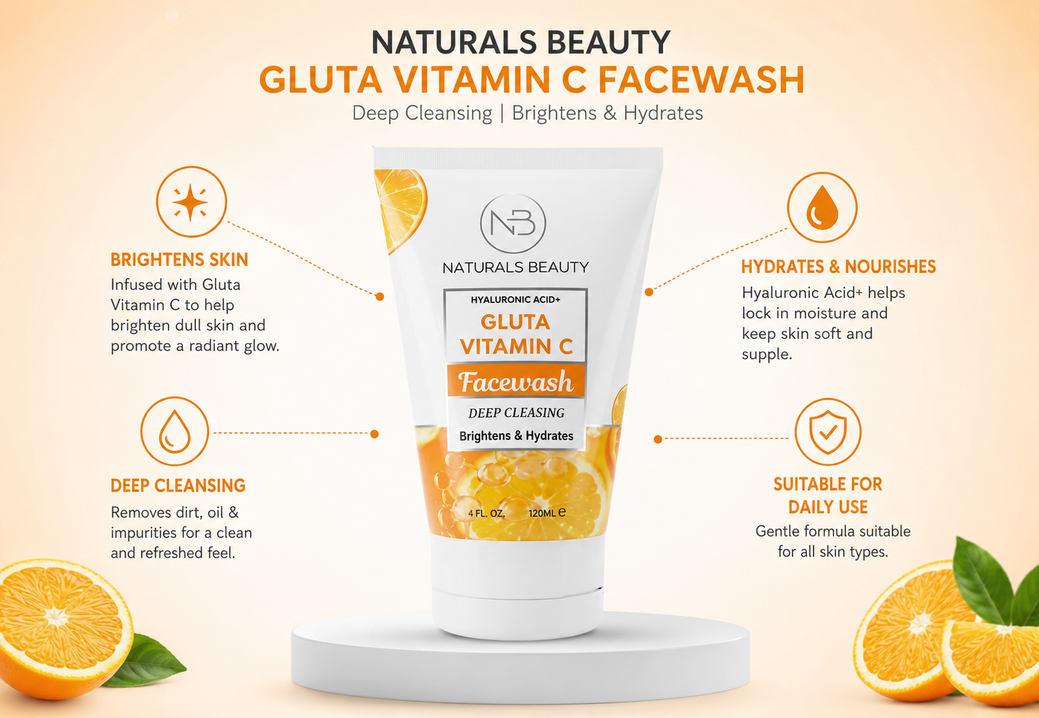 Gluta Vitamin C Facewash