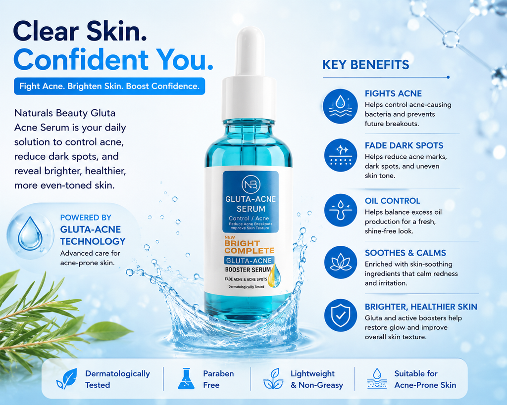Natural Beauty Gluta White  Gluta Acne Serum