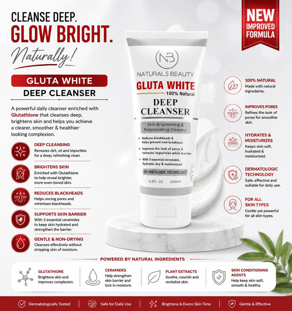 Naturals Beauty Gluta White Deep Cleanser